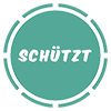 Button schuetzt 100