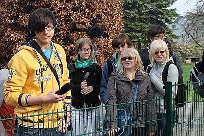 Blindenschule zweite Projektwoche botanischer Garten